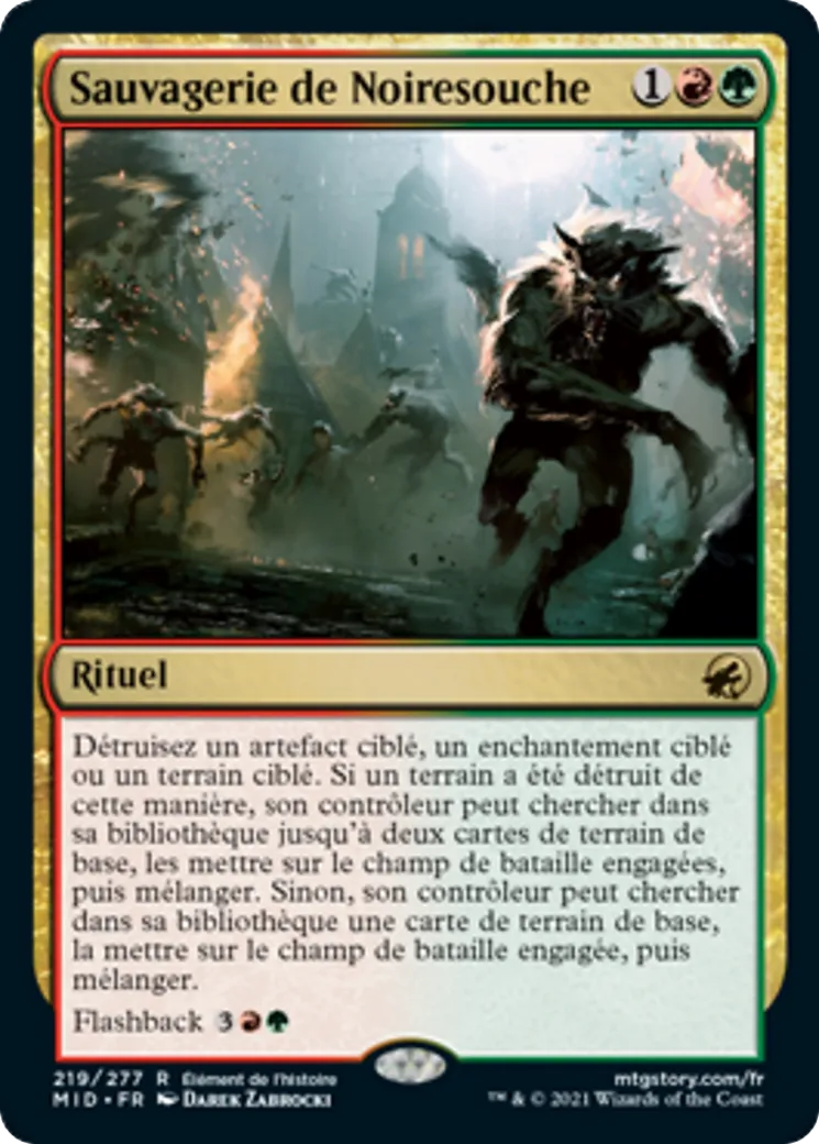 Sauvagerie de Noiresouche — Innistrad: Midnight Hunt — Magic: The Gathering