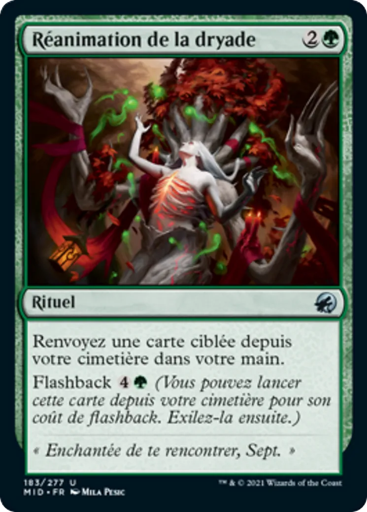 Réanimation de la dryade — Innistrad: Midnight Hunt — Magic: The Gathering
