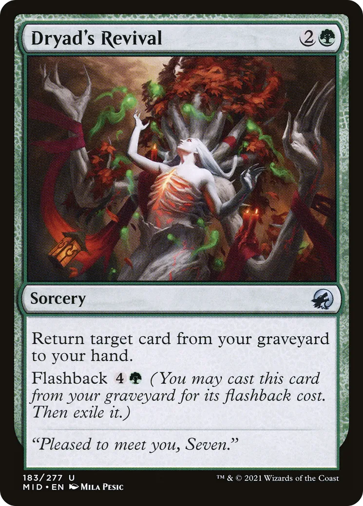 Dryad's Revival — Innistrad: Midnight Hunt — Magic: The Gathering