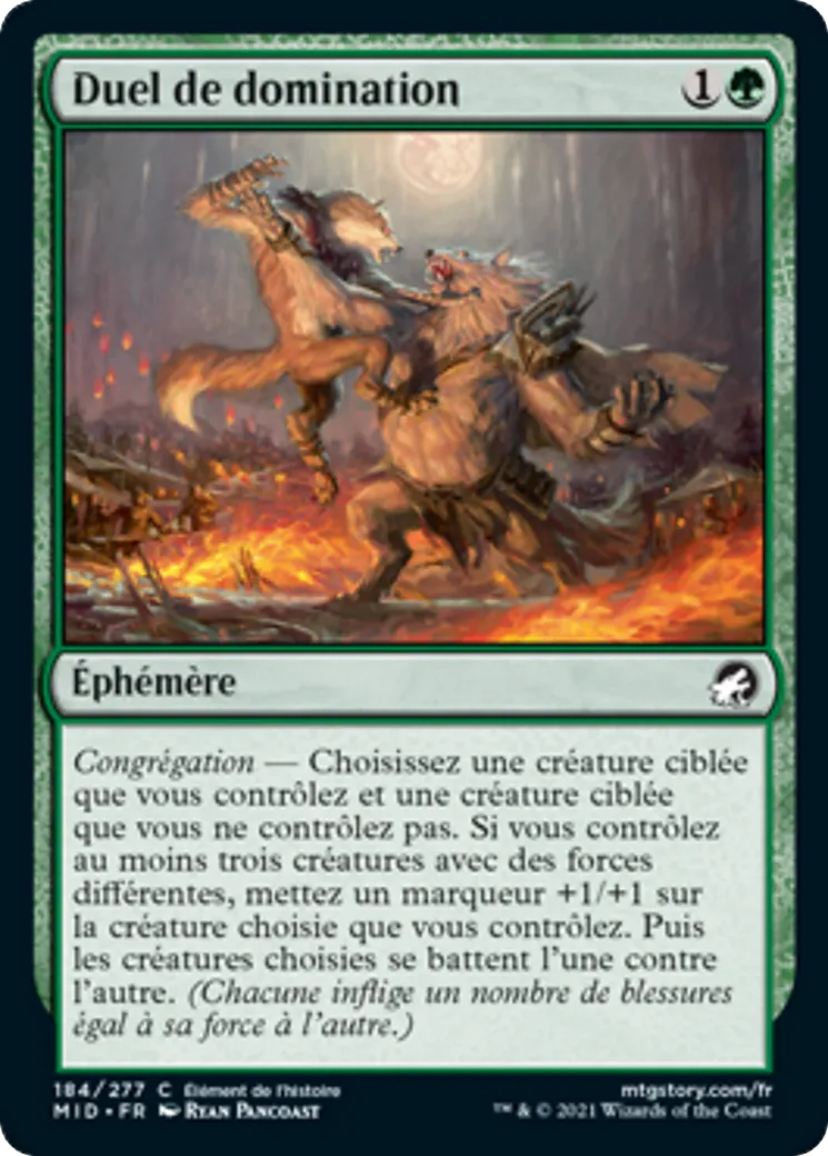 Duel de domination — Innistrad: Midnight Hunt — Magic: The Gathering
