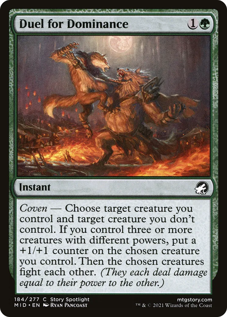 Duel for Dominance — Innistrad: Midnight Hunt — Magic: The Gathering