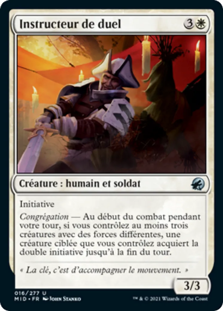 Instructeur de duel — Innistrad: Midnight Hunt — Magic: The Gathering