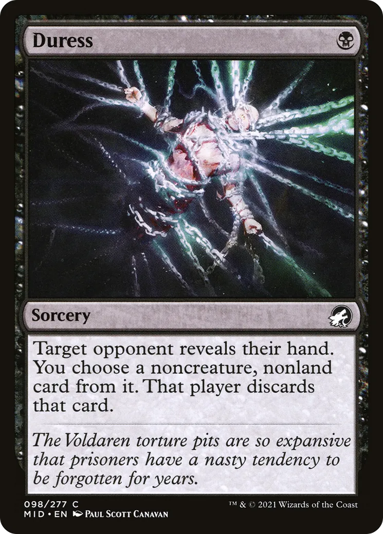 Duress — Innistrad: Midnight Hunt — Magic: The Gathering