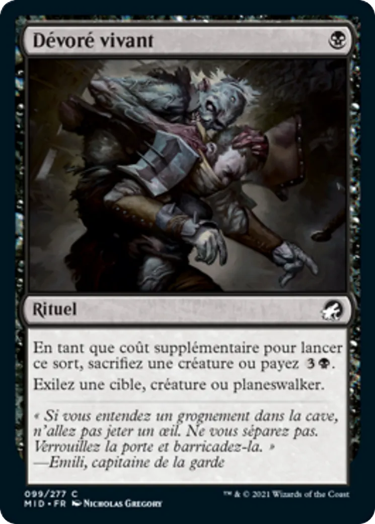 Dévoré vivant — Innistrad: Midnight Hunt — Magic: The Gathering