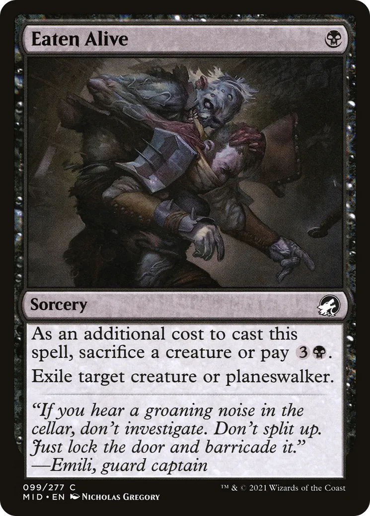 Dévoré vivant — Innistrad: Midnight Hunt — Magic: The Gathering
