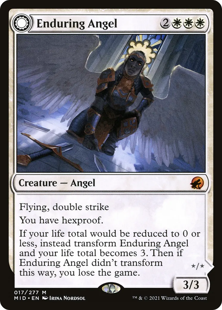 Ange perpétuel // Argousine angélique — Innistrad: Midnight Hunt — Magic: The Gathering
