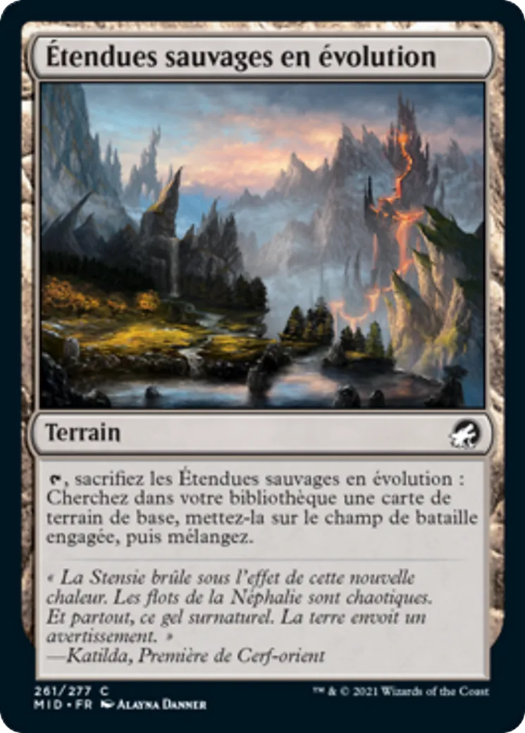 Étendues sauvages en évolution from Innistrad: Midnight Hunt - Magic: The Gathering