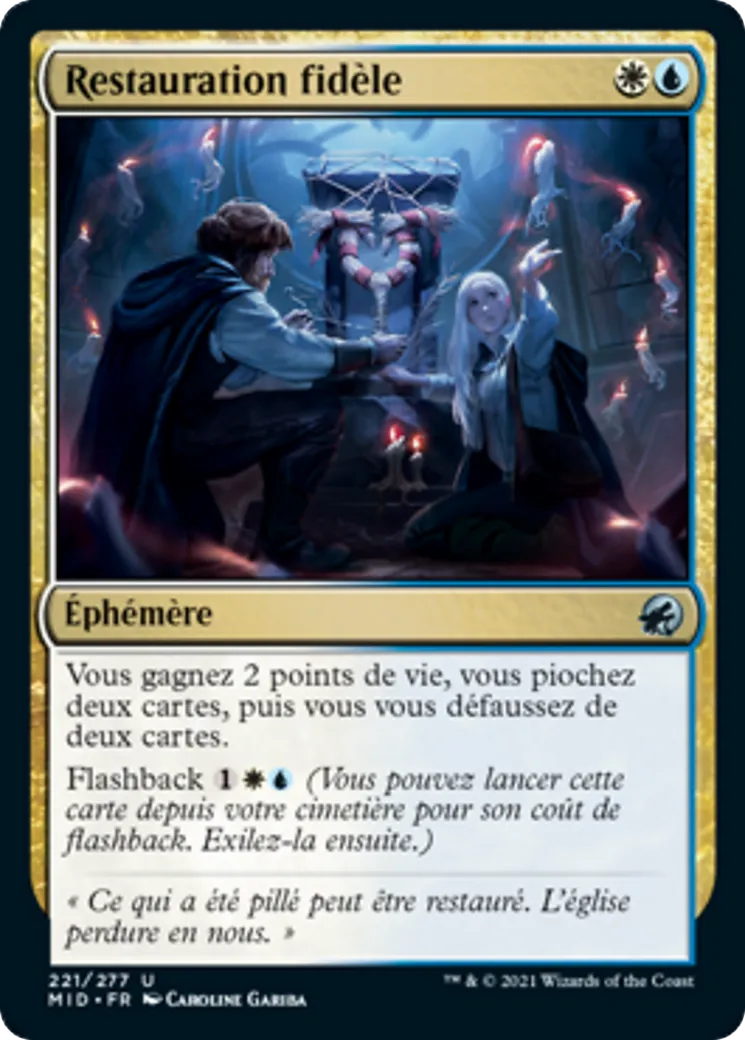 Restauration fidèle — Innistrad: Midnight Hunt — Magic: The Gathering