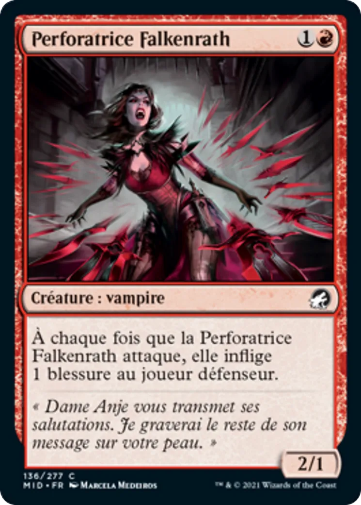 Perforatrice Falkenrath — Innistrad: Midnight Hunt — Magic: The Gathering