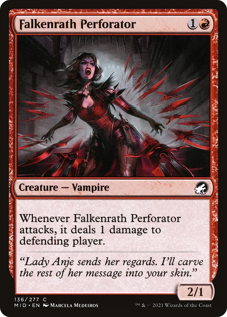 Perforatrice Falkenrath — Innistrad: Midnight Hunt — Magic: The Gathering