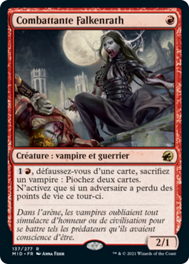 Combattante Falkenrath — Innistrad: Midnight Hunt — Magic: The Gathering