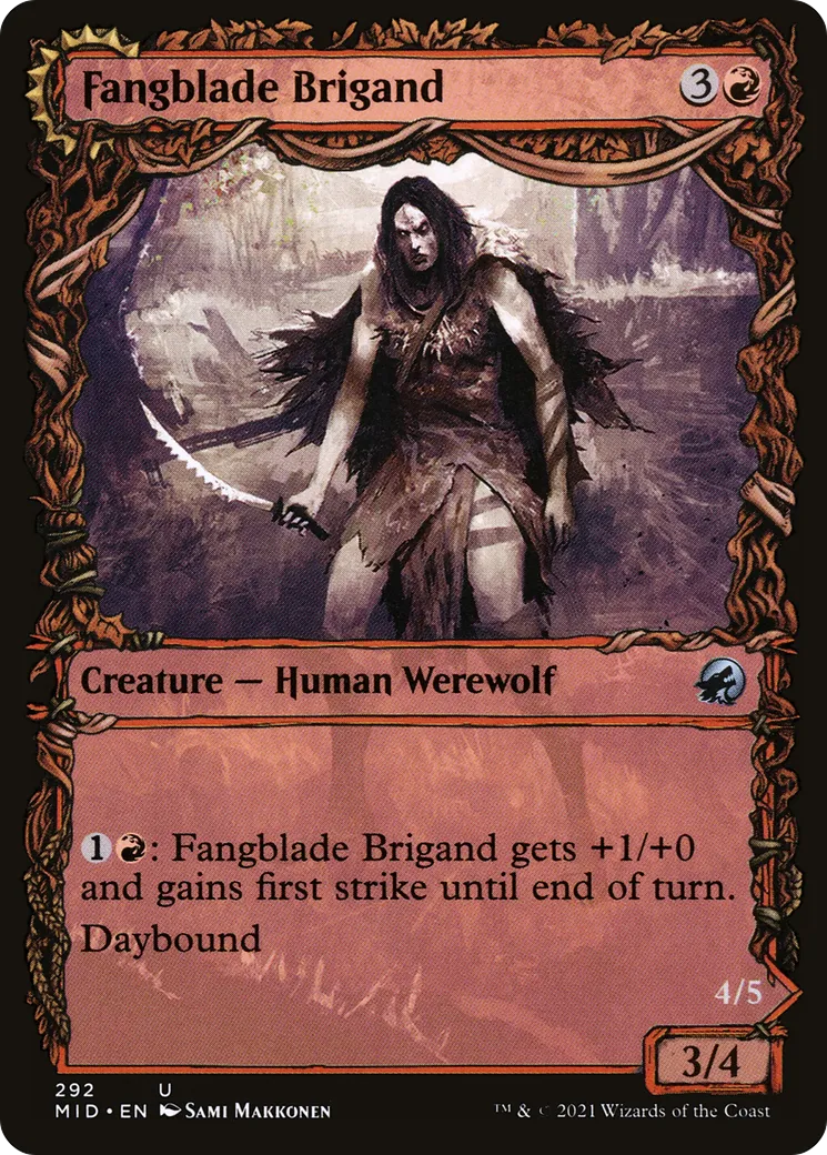 Fangblade Brigand // Fangblade Eviscerator — Innistrad: Midnight Hunt — Magic: The Gathering