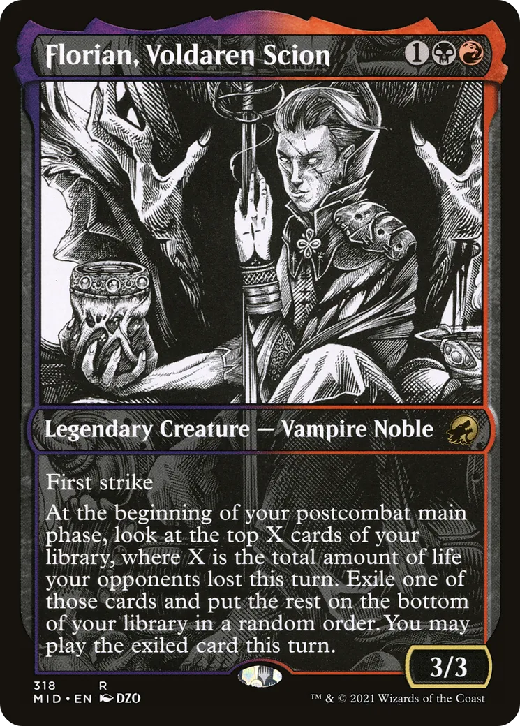 Florian, scion Voldaren — Innistrad: Midnight Hunt — Magic: The Gathering
