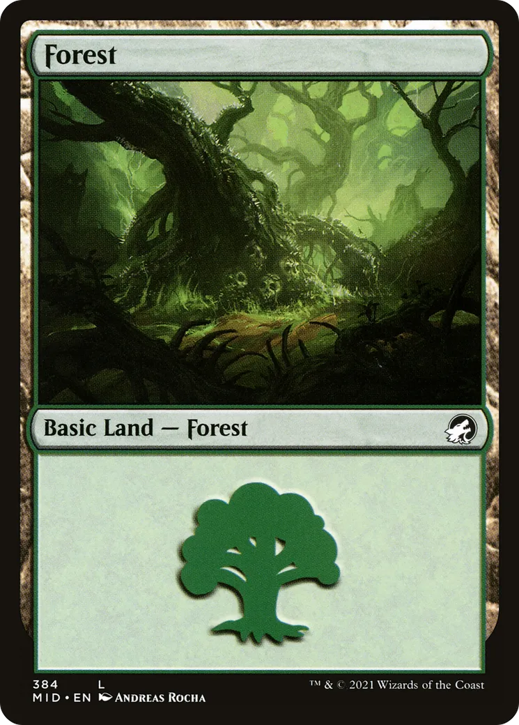 Forest — Innistrad: Midnight Hunt — Magic: The Gathering