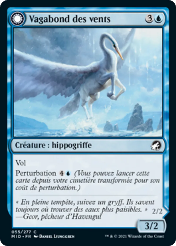 Vagabond des vents // Vagabond des cris — Innistrad: Midnight Hunt — Magic: The Gathering
