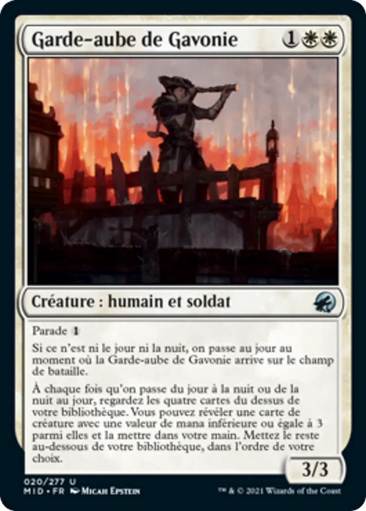 Garde-aube de Gavonie — Innistrad: Midnight Hunt — Magic: The Gathering
