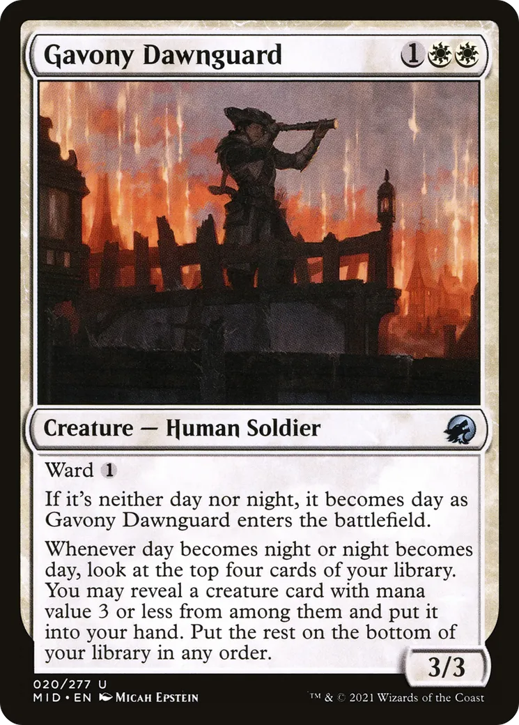 Garde-aube de Gavonie — Innistrad: Midnight Hunt — Magic: The Gathering