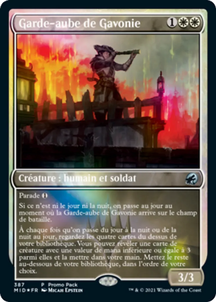 Garde-aube de Gavonie — Innistrad: Midnight Hunt — Magic: The Gathering