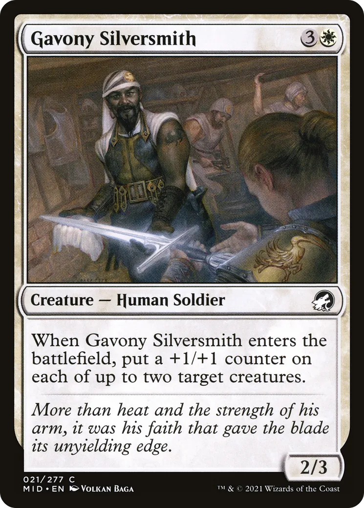 Gavony Silversmith — Innistrad: Midnight Hunt — Magic: The Gathering