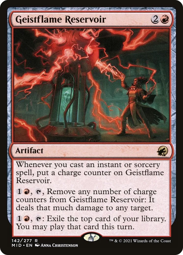 Réservoir de flamme de geist — Innistrad: Midnight Hunt — Magic: The Gathering