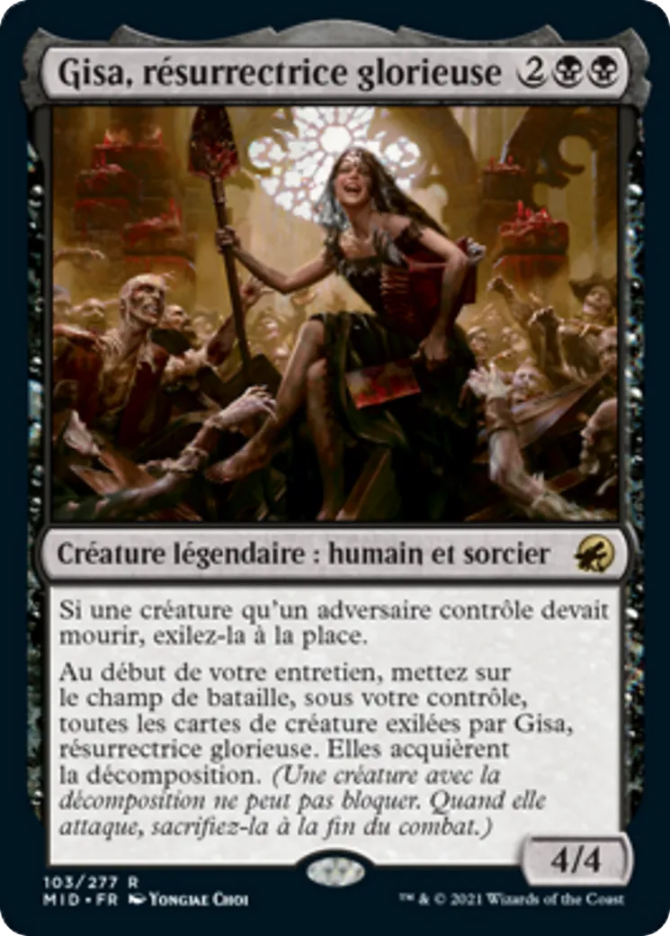 Gisa, résurrectrice glorieuse — Innistrad: Midnight Hunt — Magic: The Gathering