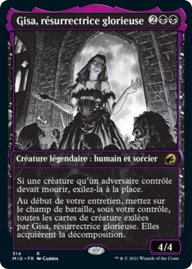 Gisa, résurrectrice glorieuse — Innistrad: Midnight Hunt — Magic: The Gathering