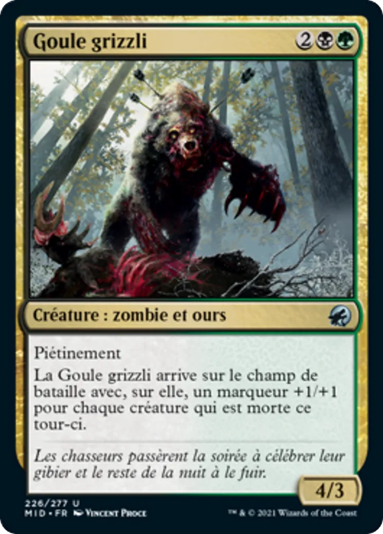 Goule grizzli — Innistrad: Midnight Hunt — Magic: The Gathering