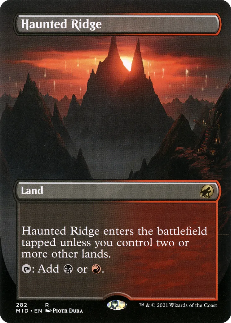 Contreforts hantés — Innistrad: Midnight Hunt — Magic: The Gathering