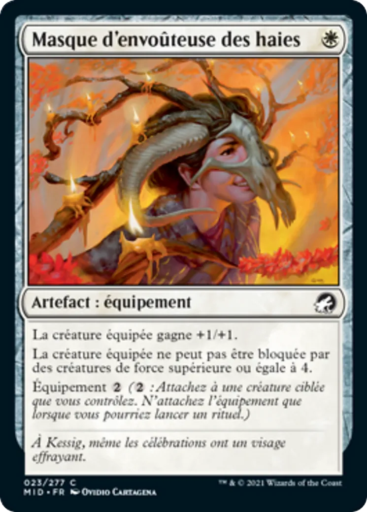 Masque d'envoûteuse des haies — Innistrad: Midnight Hunt — Magic: The Gathering