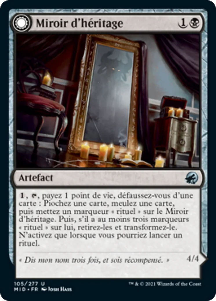 Miroir d'héritage // Fielleux hérité — Innistrad: Midnight Hunt — Magic: The Gathering