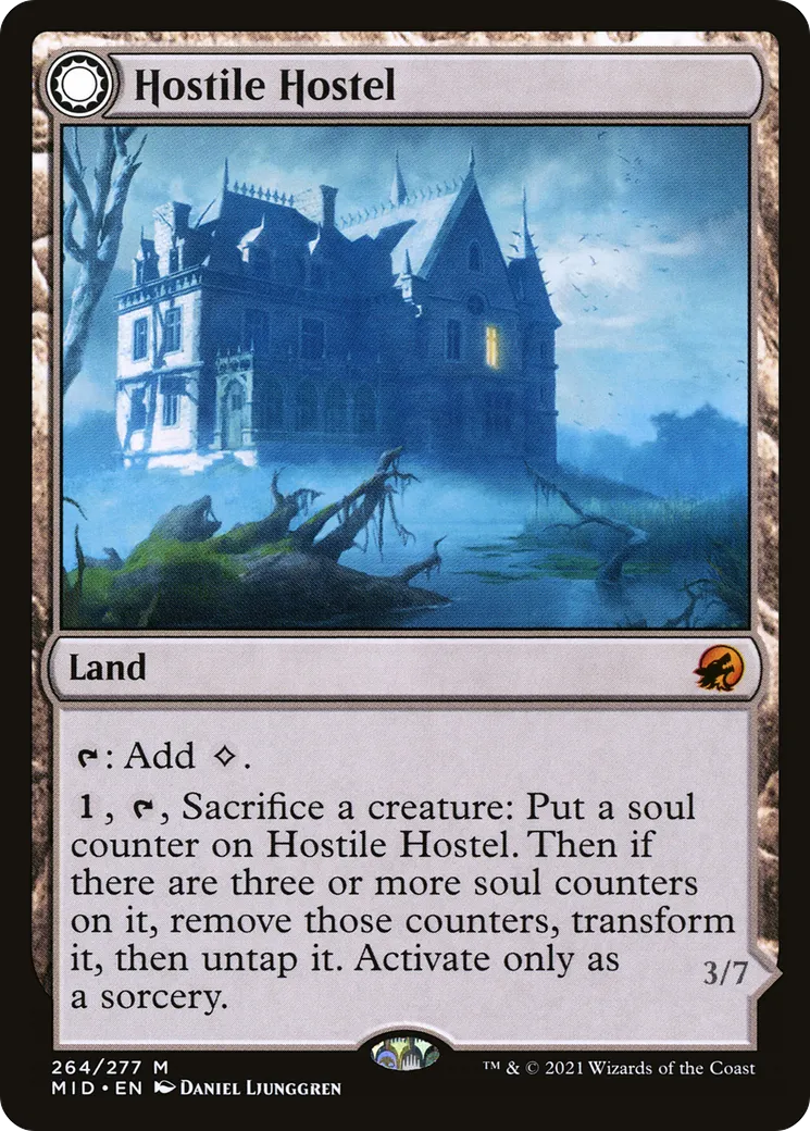 Hostile Hostel // Creeping Inn — Innistrad: Midnight Hunt — Magic: The Gathering