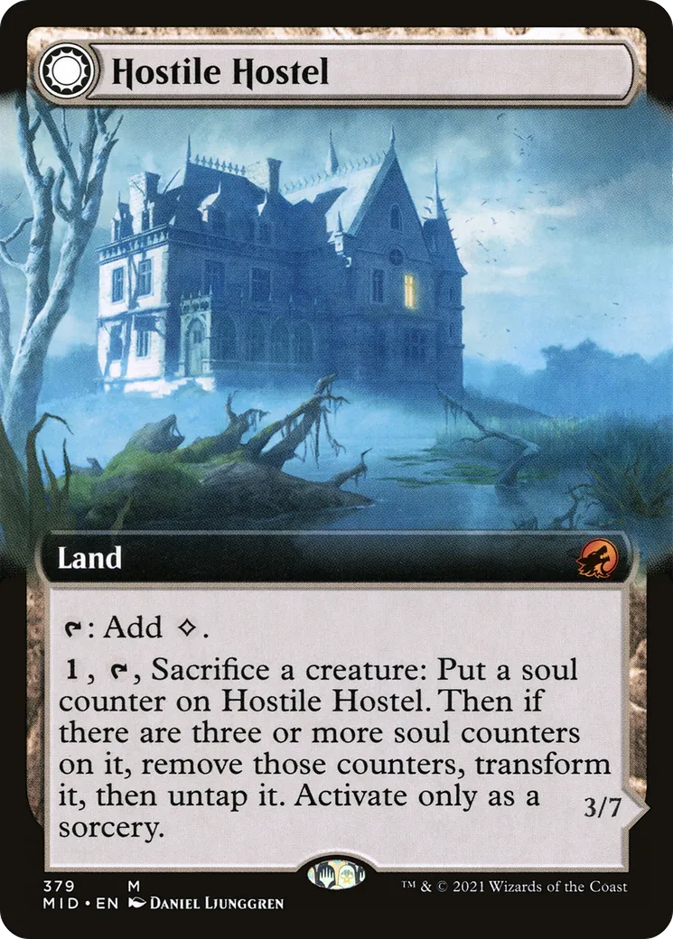 Hostile Hostel // Creeping Inn — Innistrad: Midnight Hunt — Magic: The Gathering