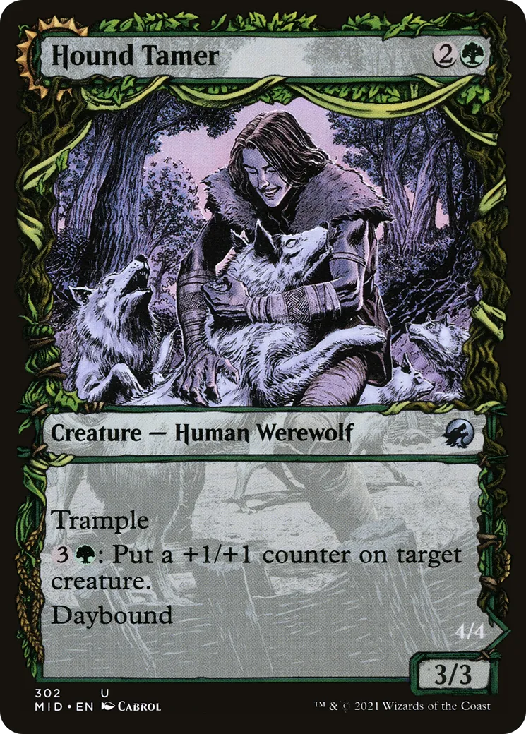 Dresseur de chien // Louveteau sauvage — Innistrad: Midnight Hunt — Magic: The Gathering