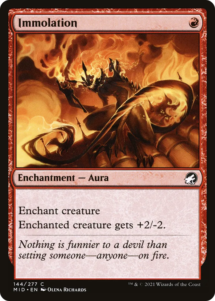 Immolation — Innistrad: Midnight Hunt — Magic: The Gathering