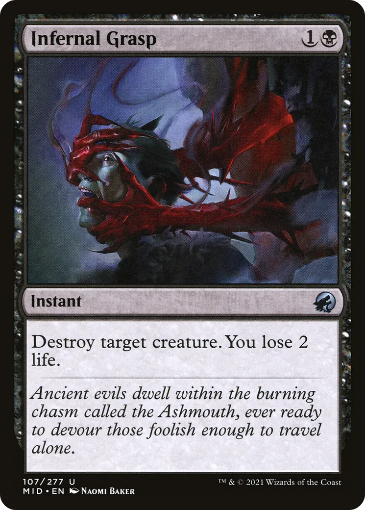 Infernal Grasp — Innistrad: Midnight Hunt — Magic: The Gathering