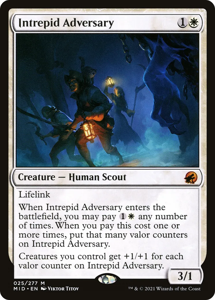 Intrepid Adversary — Innistrad: Midnight Hunt — Magic: The Gathering