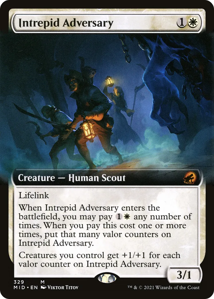 Intrepid Adversary from Innistrad: Midnight Hunt - Magic: The Gathering