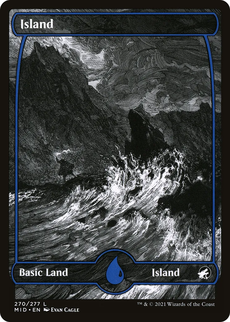 Island — Innistrad: Midnight Hunt — Magic: The Gathering