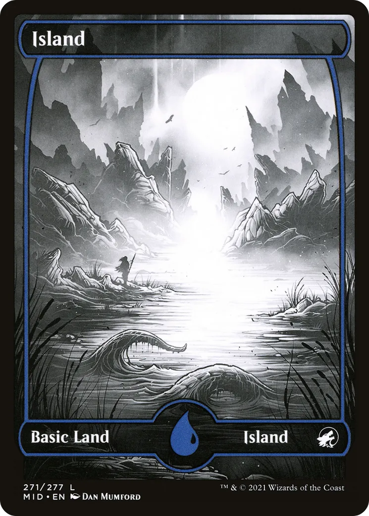Island — Innistrad: Midnight Hunt — Magic: The Gathering