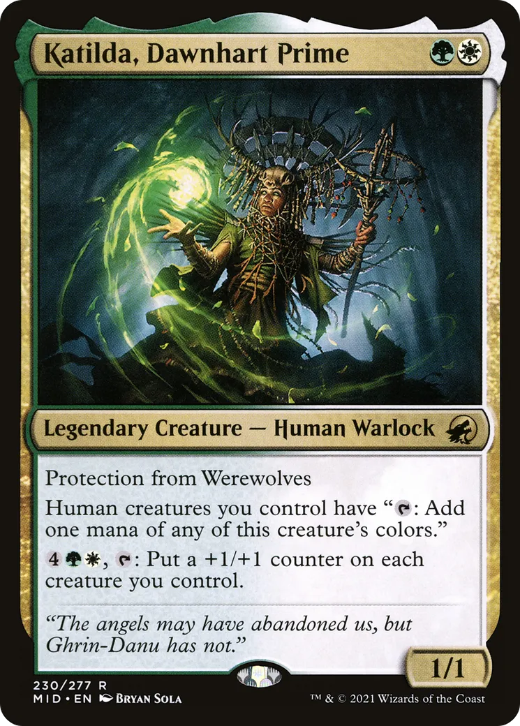 Katilda, Dawnhart Prime — Innistrad: Midnight Hunt — Magic: The Gathering