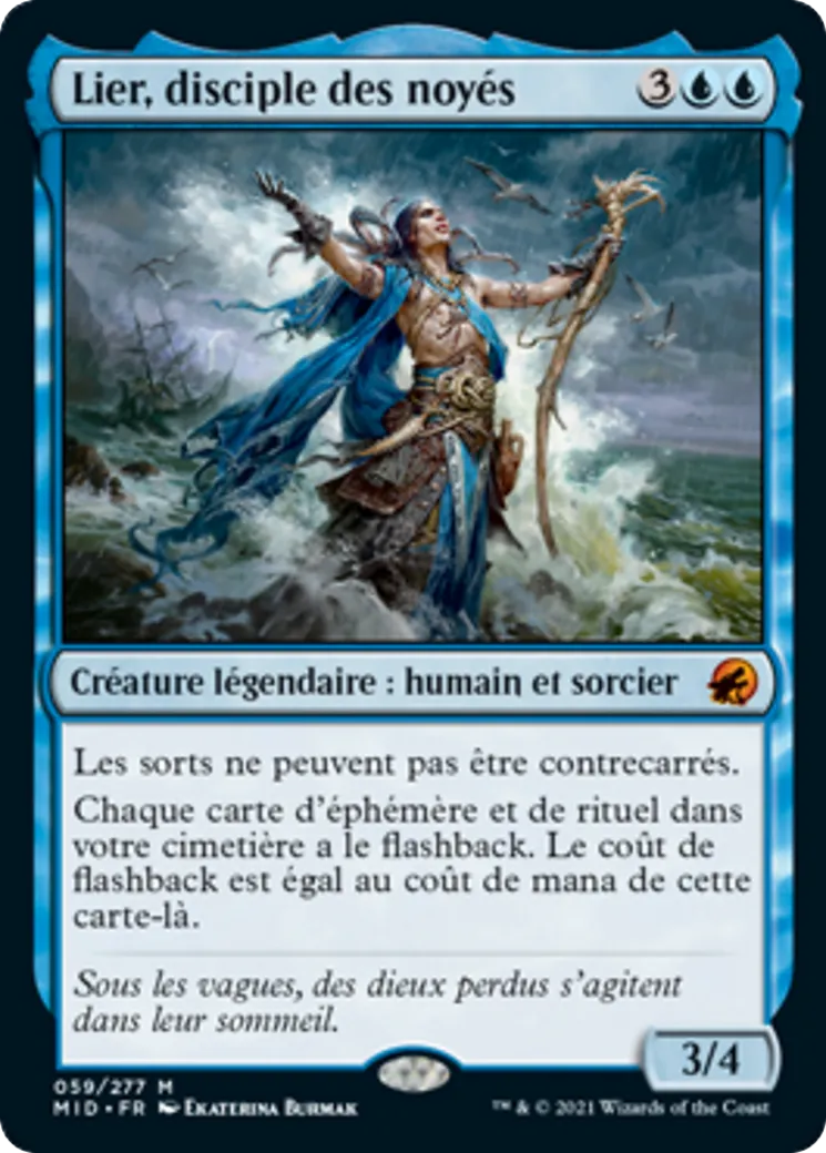 Lier, disciple des noyés — Innistrad: Midnight Hunt — Magic: The Gathering
