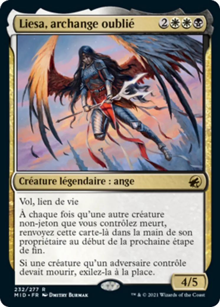 Liesa, archange oublié — Innistrad: Midnight Hunt — Magic: The Gathering