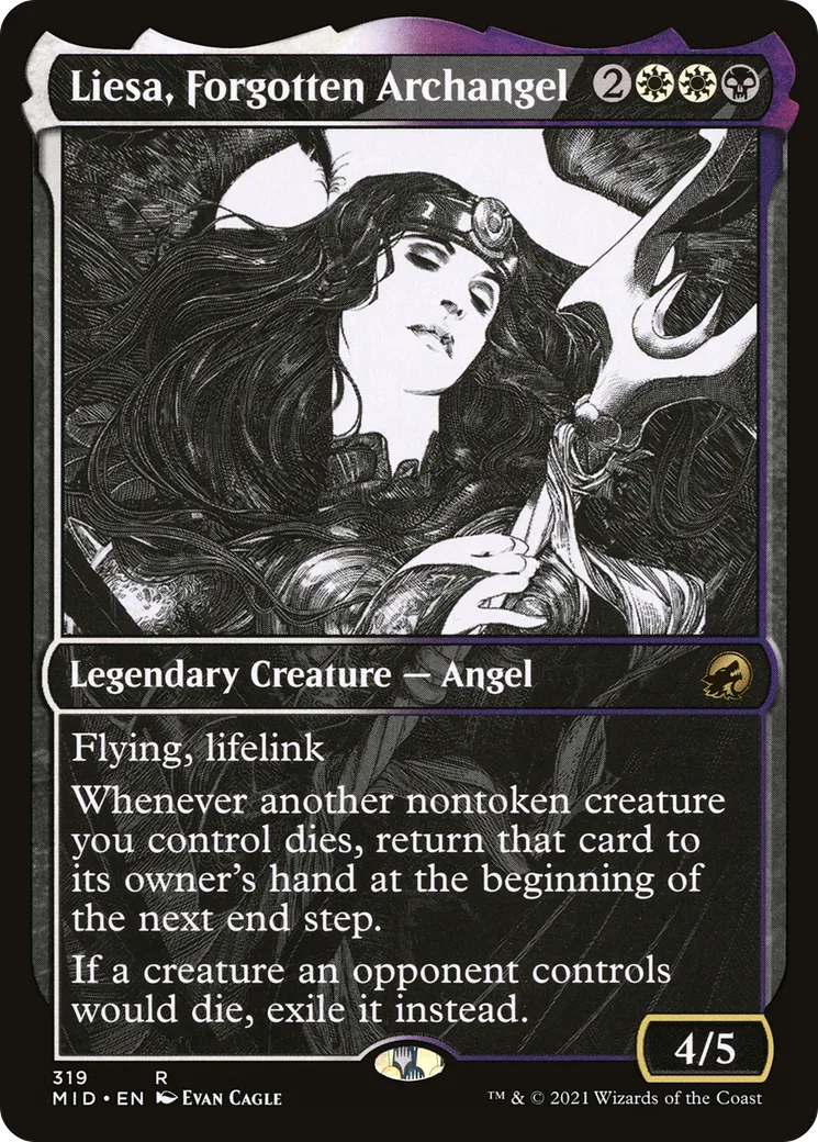 Liesa, Forgotten Archangel — Innistrad: Midnight Hunt — Magic: The Gathering