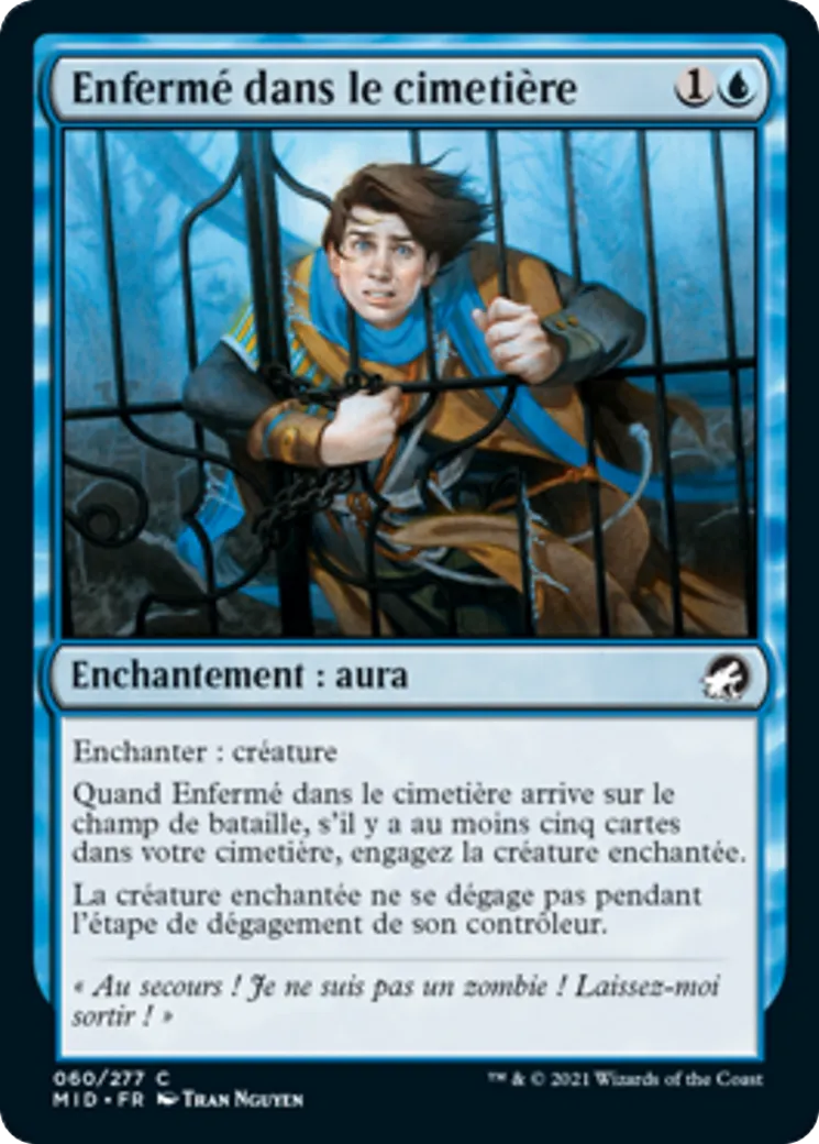 Enfermé dans le cimetière — Innistrad: Midnight Hunt — Magic: The Gathering