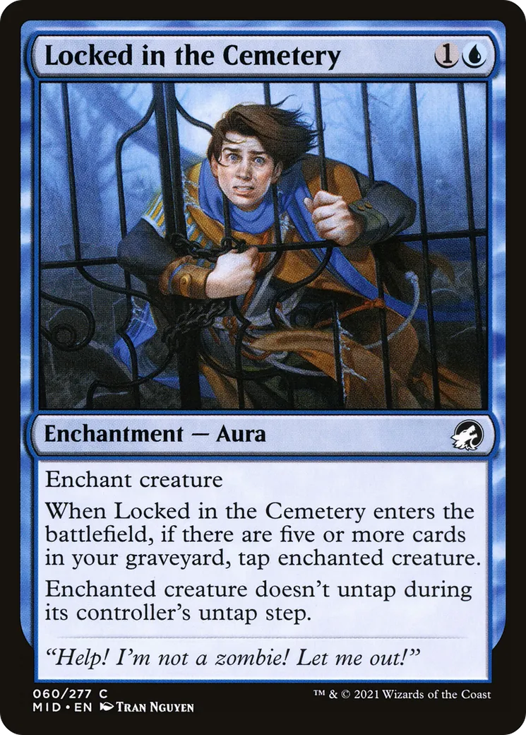Enfermé dans le cimetière — Innistrad: Midnight Hunt — Magic: The Gathering