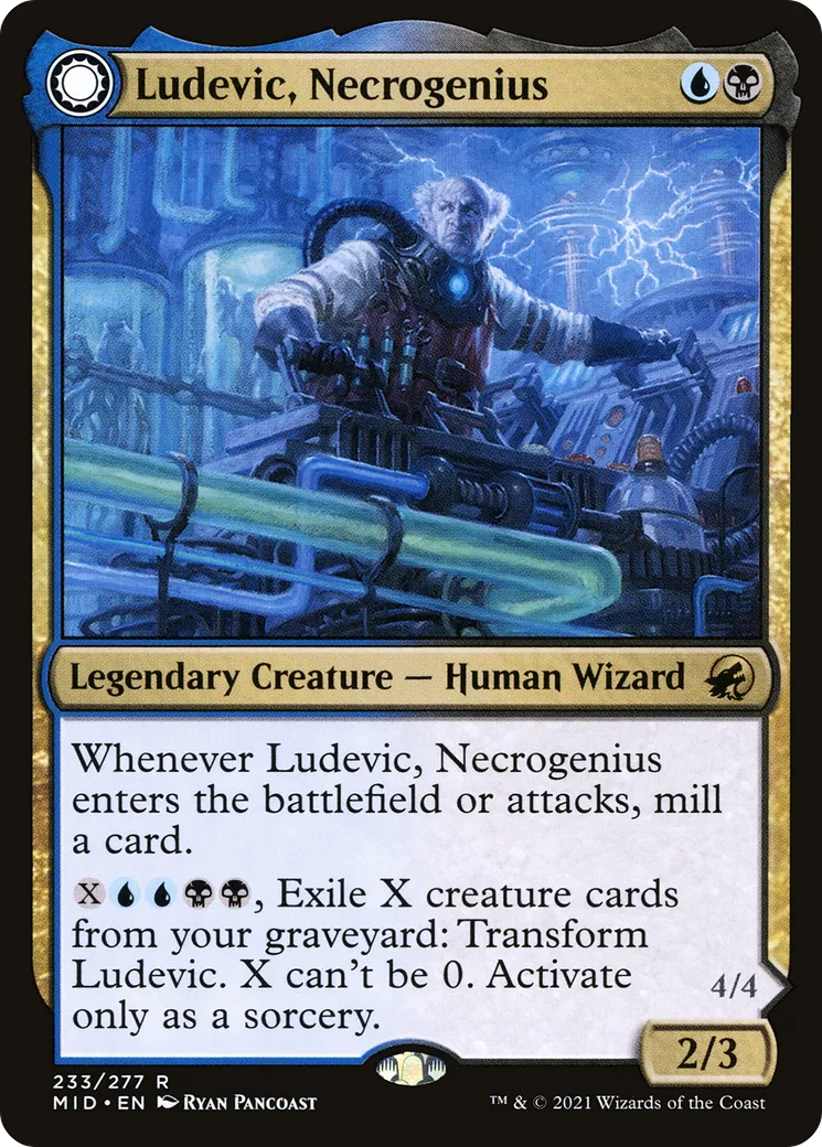 Ludevic, nécrogénie // Olag, orgueil de Ludevic — Innistrad: Midnight Hunt — Magic: The Gathering