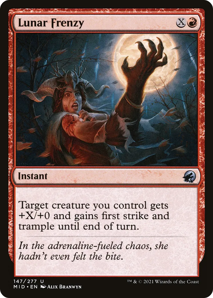 Lunar Frenzy — Innistrad: Midnight Hunt — Magic: The Gathering
