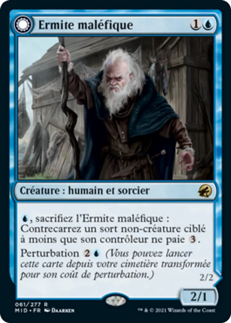 Ermite maléfique // Geist bienveillant — Innistrad: Midnight Hunt — Magic: The Gathering