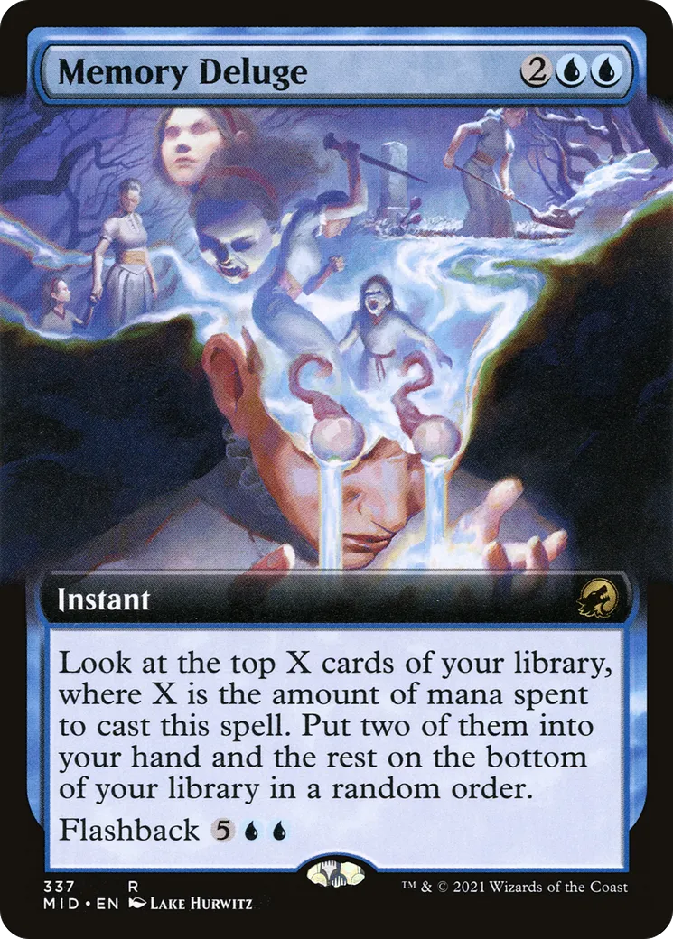 Déluge de réminiscences — Innistrad: Midnight Hunt — Magic: The Gathering