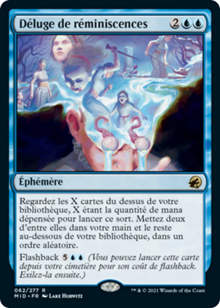 Déluge de réminiscences — Innistrad: Midnight Hunt — Magic: The Gathering
